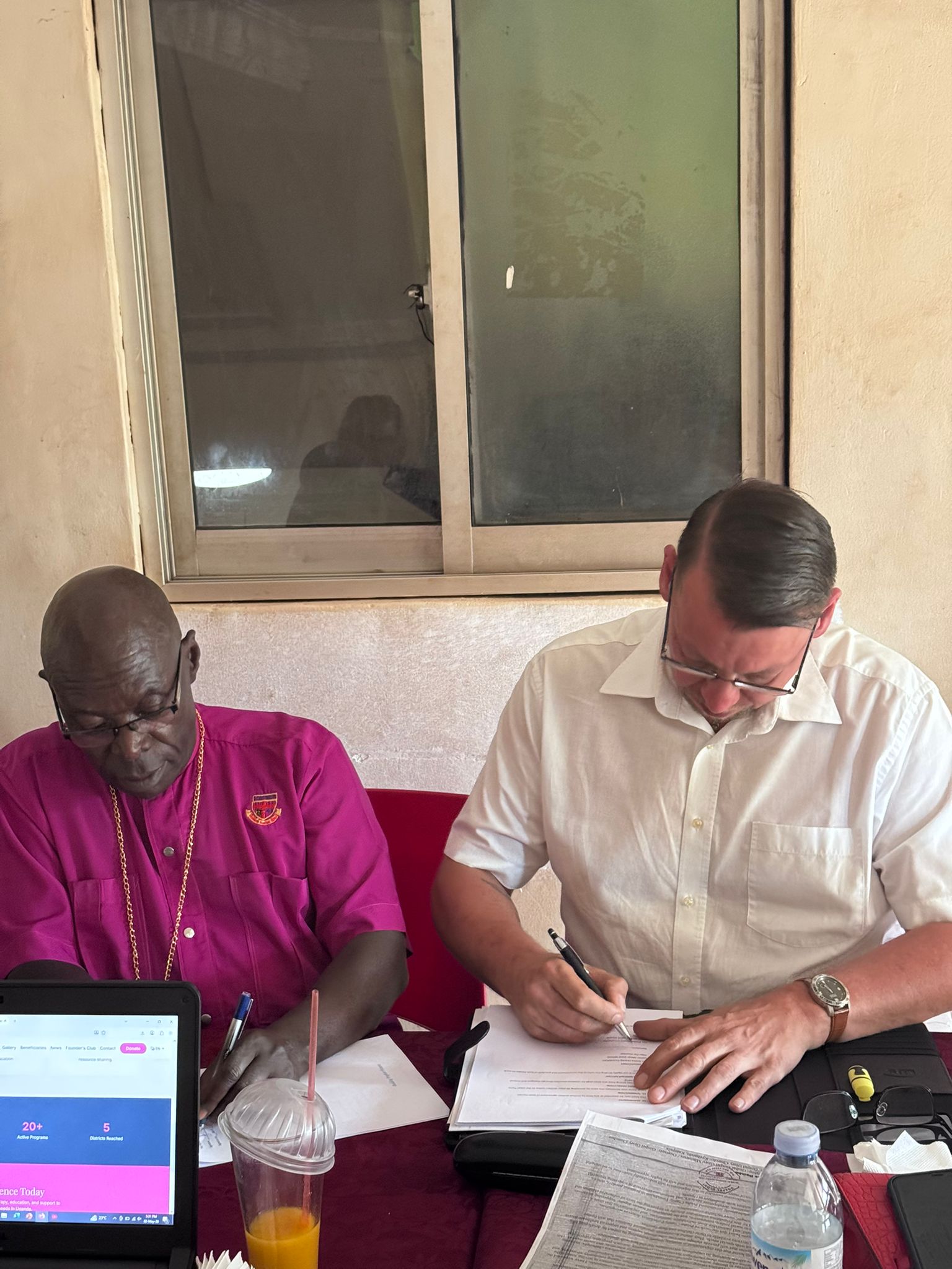 Prisha Charity Foundation Signs MOU with World Anglican Church of Uganda